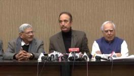 Ghulam Nabi Azad and Kapil Sibal, Communist Party of India (Marxist) leader Sitaram Yechury