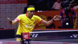 Indian table tennis player Achanta Sharath Kamal