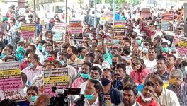 TN electricity employees protest against privatisation