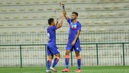 India vs Oman goal scorer Manvir Singh