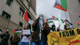 Columbia student encampment for Gaza. Photo: Wyatt Souers