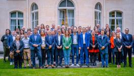 Members of the NFP after the announcement of the program, June 14, 2024. Source: La France Insoumise/X