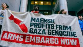 Palestine solidarity demonstrators march in New York City (Photo: Wyatt Souers)