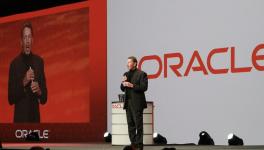 Larry Ellison speaking at a conference. Photo: Wikimedia Commons