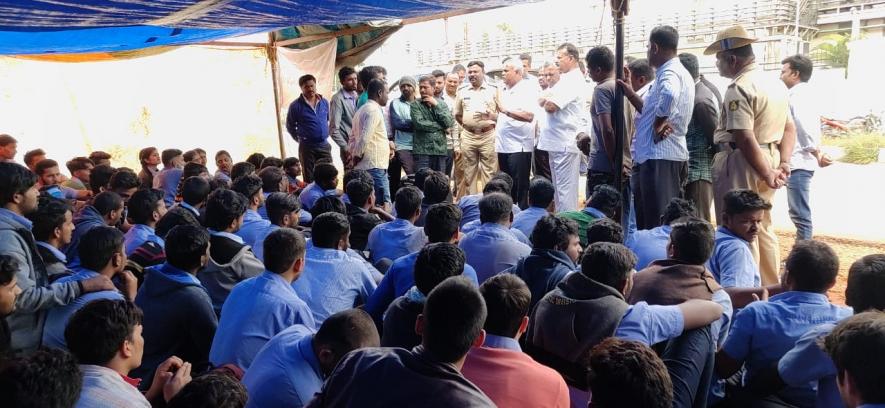 itc workers indefinite strike