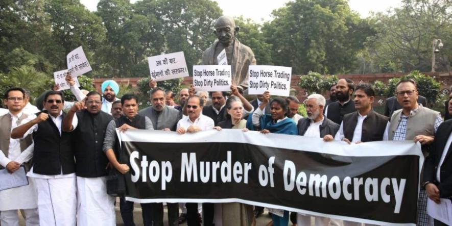 Opposition Stalls Parliament, Says Democracy ‘Murdered’ in Maharashtra