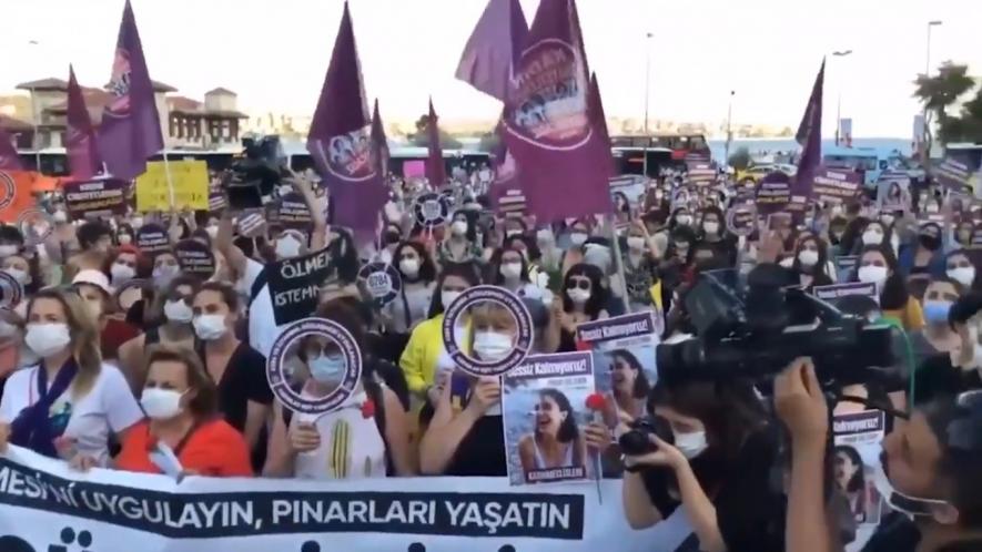 Feminist Groups Protest Rising Femicide and Violence Against Women in Turkey
