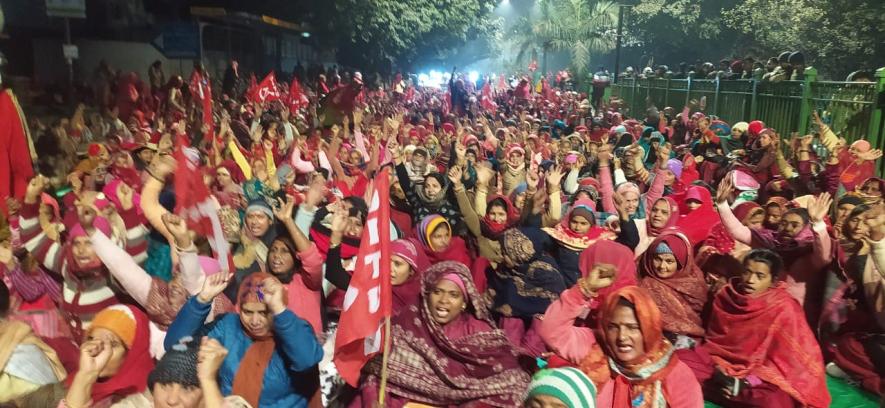 Thousands of Asha workers from Haryana