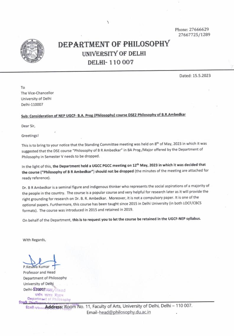 DU: Row Over Suggestion to Drop Ambedkar From Philosophy Syllabus