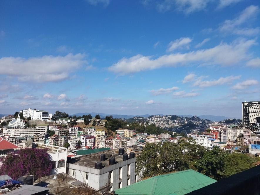Aizwal a scenic view.