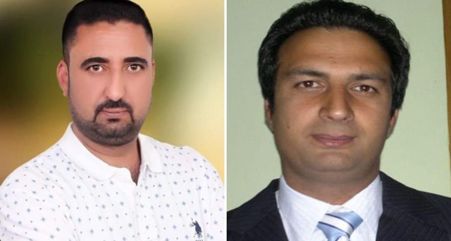 (Left) Raja Akbar, former fisherman from Mawer talking about low yield and (right) Dr Chalkoo explains the ideal environment for Kashir gaad (Photo - Sourced by Khursheed Ahmad Shah, 101Reporters)