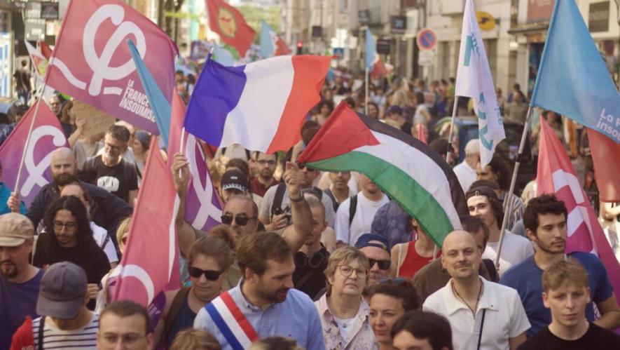 May Day rally in Lille. Source: Jeunes Insoumises/X