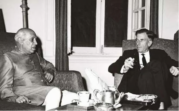 John Kenneth Galbraith, eminent economist, and ambassador to India.