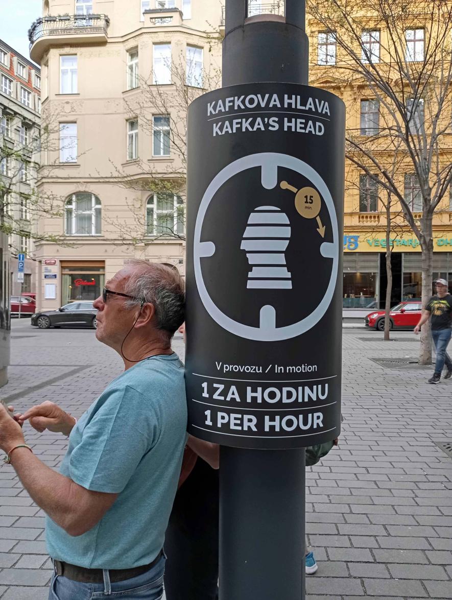 Kafka Head Poster taken by author.