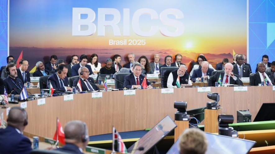 A plenary session of the 17th BRICS Summit in Rio de Janeiro, Brazil, July 6, 2025. Photo: Xinhua