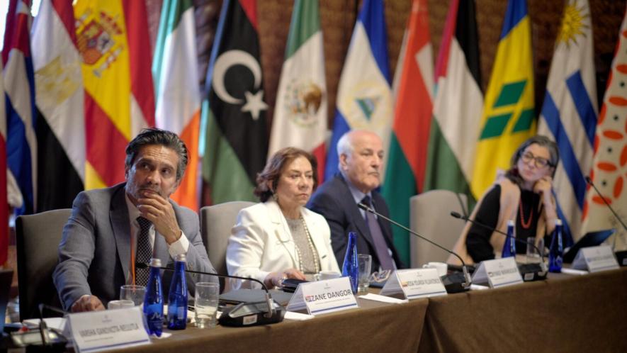 Hague Group Summit in Bogotá, Colombia. Photo: Abby Martin