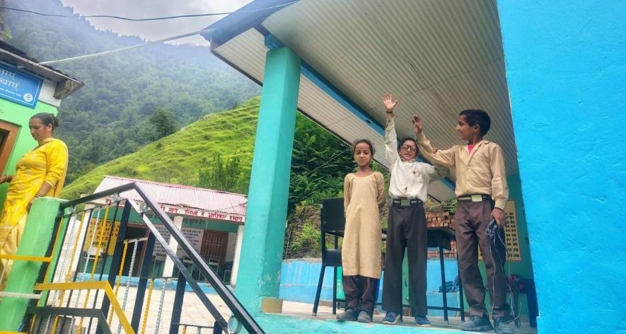 Ludera village, home to around 300 residents, has just one government primary school (Photo - Surinder Kumar, 101Reporters) .