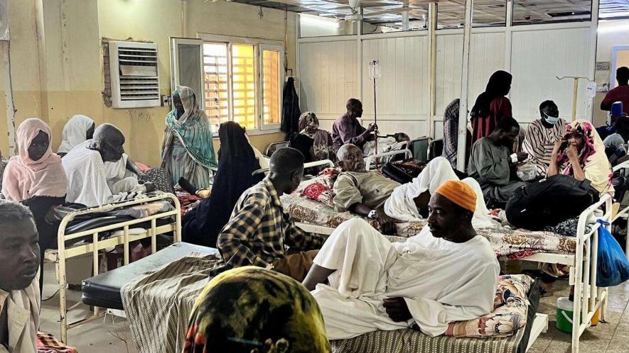The crowded emergency room at the MSF-supported Al Nao Hospital in Khartoum. Photo: Doctors Without Borders