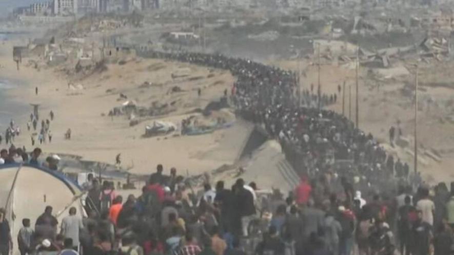 Palestinians return to their neighborhoods in Gaza amid the third ceasefire deal with Israel. Photo: screenshot