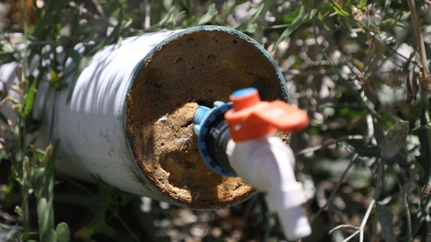 An underground tap in Ladakh designed for drinking water built below the surface so it doesn’t freeze in sub-zero temperatures (Photo - Safeena Wani, 101Reporters)