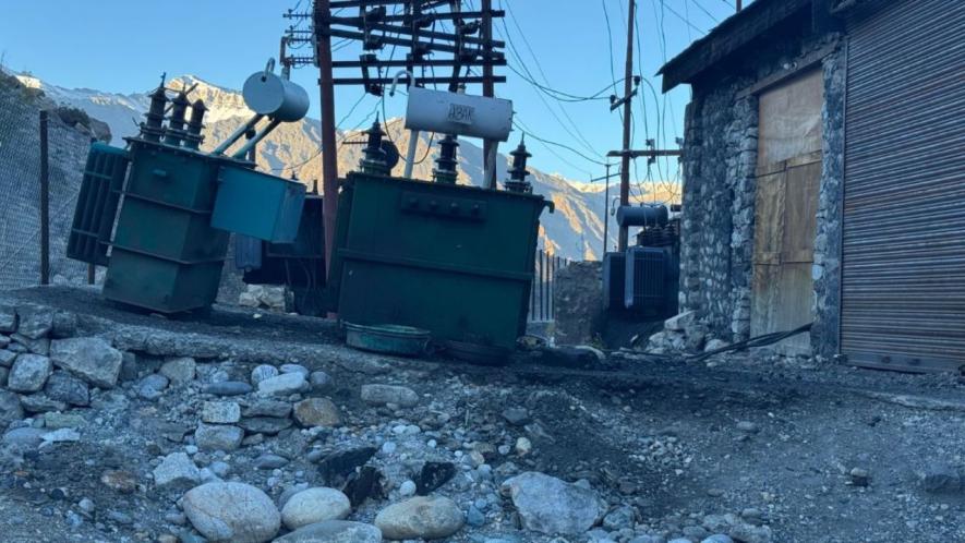 A diesel generator station in Zanskar valley in Ladakh serves as the primary source of electricity for local households during winters (Photo - Safeena Wani, 101Reporters)