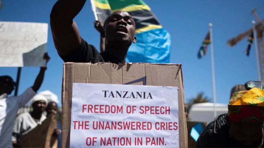 Protests following disputed elections in Tanzania. Photo: Consolata Africa